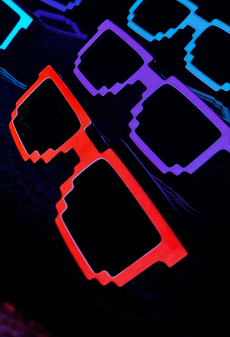 Lentes "Minecraft" sin cables