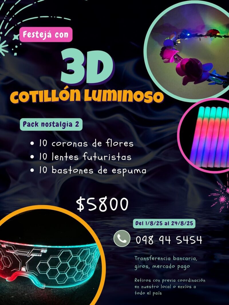 PACK COTILLÓN NOSTALGIA