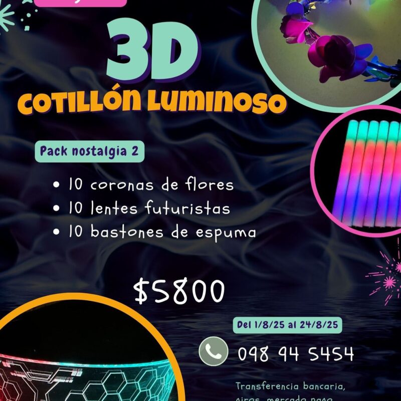 PACK COTILLÓN NOSTALGIA