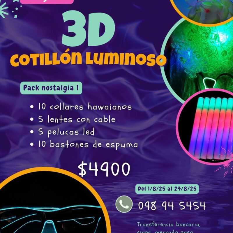 PACK COTILLÓN NOSTALGIA